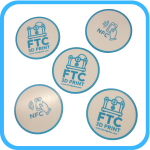 3D Personalizirani podlošci za čaše s NFC tagom – set od 5 komada!